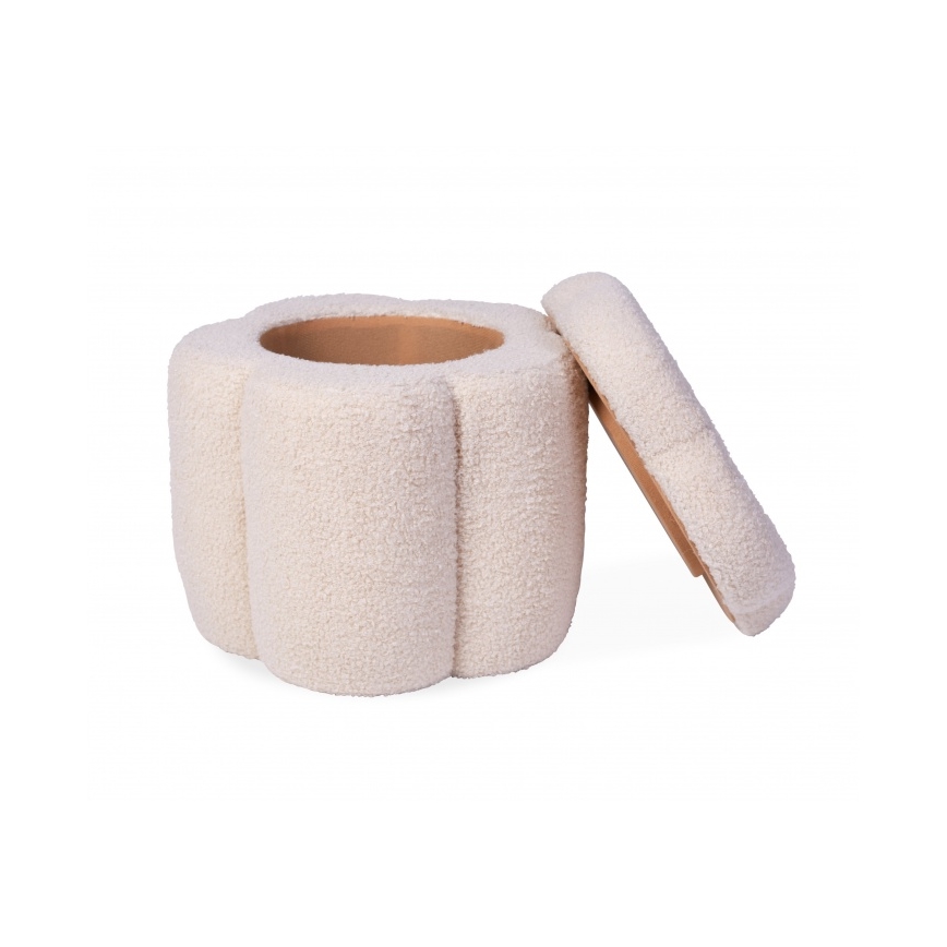Childhome - Taburetas gėlė diametras 35 cm kreminė