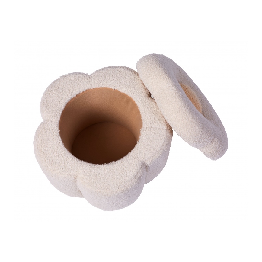 Childhome - Taburetas gėlė diametras 35 cm kreminė