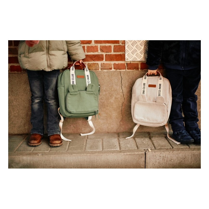Childhome - Vaikiška kuprinė MINI CLUB žalia