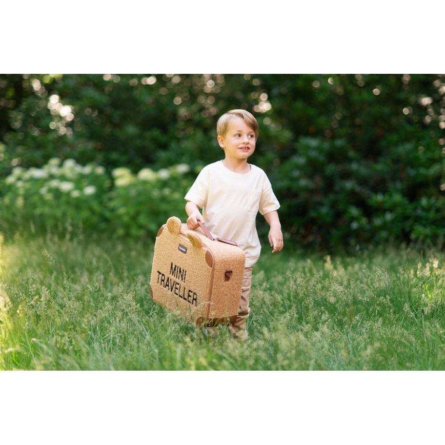 Childhome - Vaikiškas kelionių lagaminas TEDDY ruda
