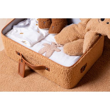Childhome - Vaikiškas kelionių lagaminas TEDDY ruda