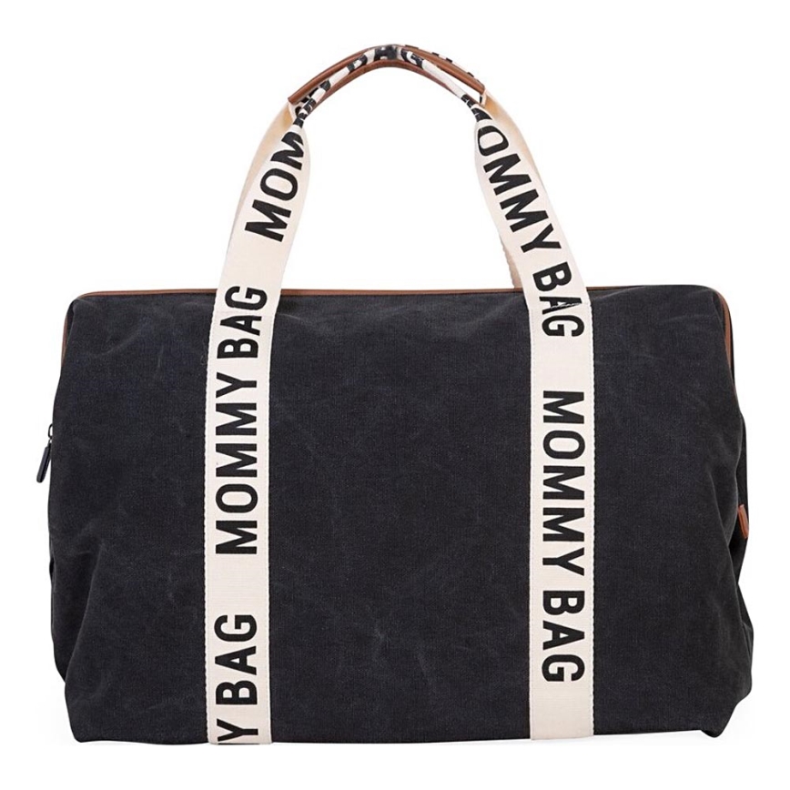 Childhome - Vystymo krepšys MOMMY BAG juoda