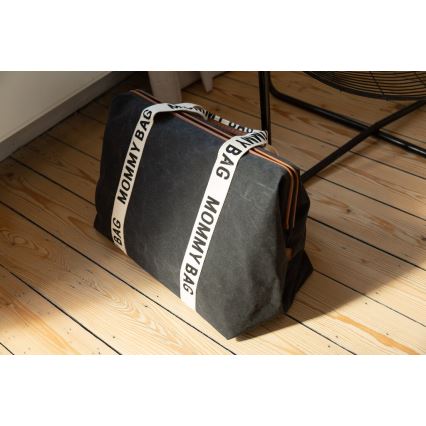 Childhome - Vystymo krepšys MOMMY BAG juoda