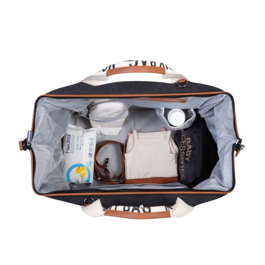 Childhome - Vystymo krepšys MOMMY BAG juoda