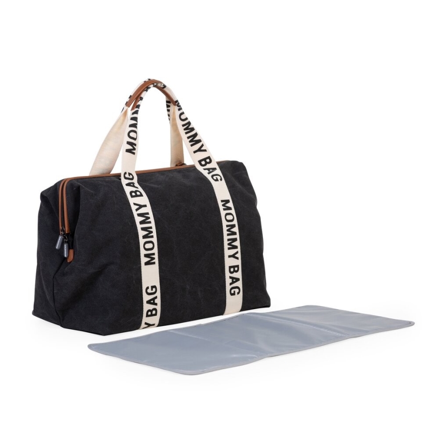 Childhome - Vystymo krepšys MOMMY BAG juoda