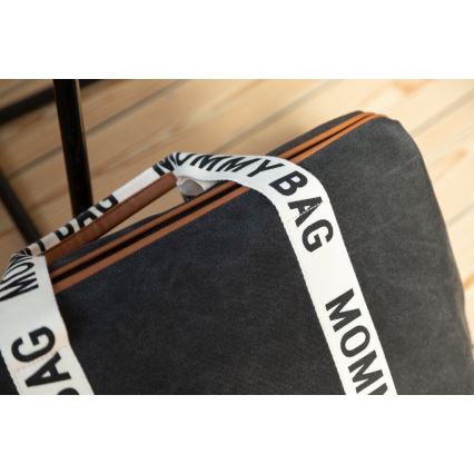 Childhome - Vystymo krepšys MOMMY BAG juoda