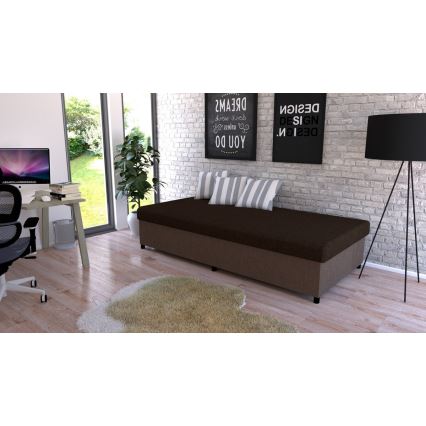 Čiužinys su talpa CORY 80x200 rudos spalvos
