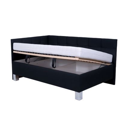 Čiužinys su čiužiniu ir daiktadėže MARIA PETITE 120x200 cm antracito spalvos