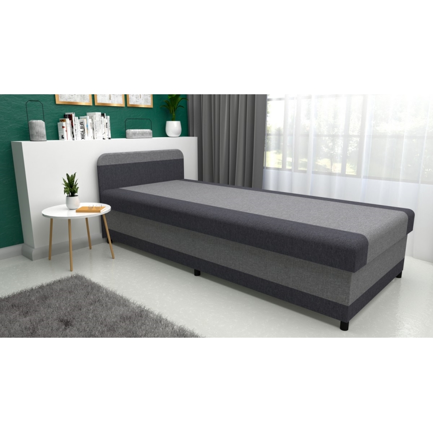 Čiužinys su talpa TALI 80x202 pilka/antracito spalva