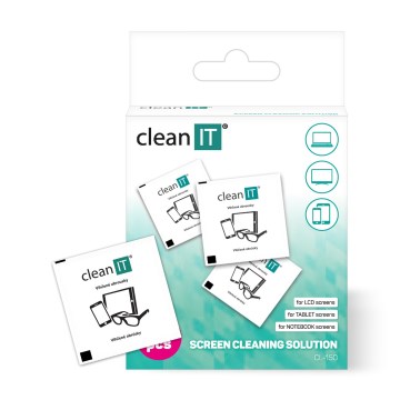 CLEAN IT CL-150 - Vienkartinės valymo drėgnos servetėlės 52 vnt.