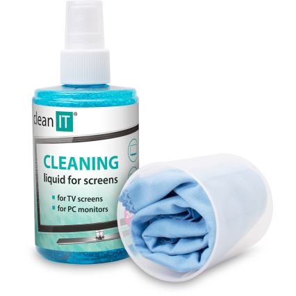 CLEAN IT CL-180 - Ekranų valymo tirpalas su šluoste 200 ml
