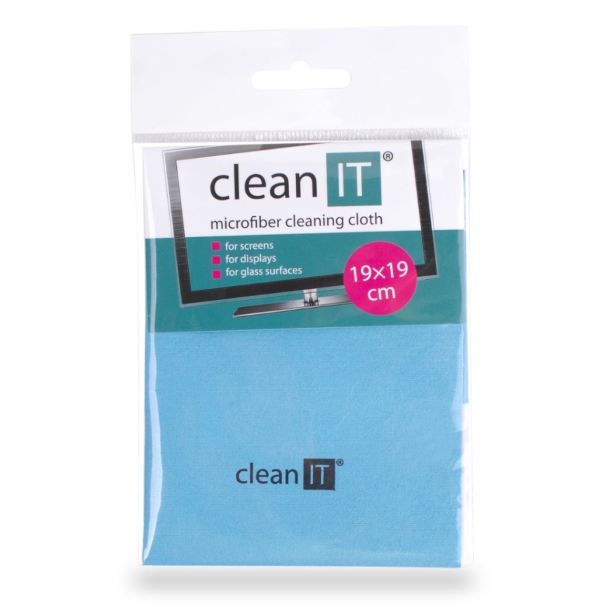 CLEAN IT CL-710 - Mikropluošto valymo šluostė 19x19 cm mėlyna