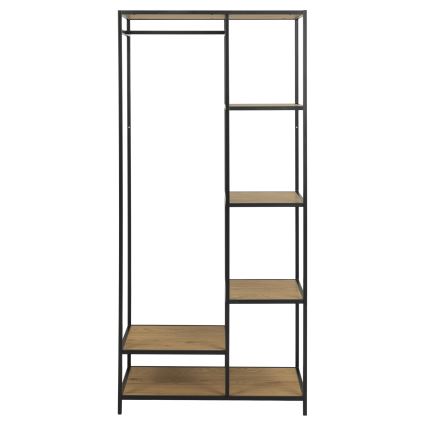 Clothes rack SARON ąžuolas/juoda