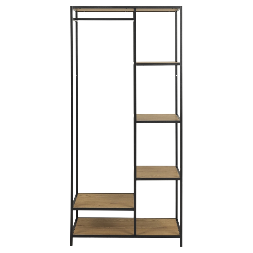 Clothes rack SARON ąžuolas/juoda