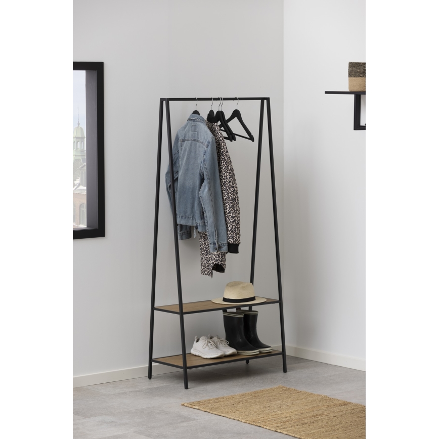 Clothes rack SARON ąžuolas/juoda