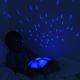 Cloud B - Vaikiškas naktinis šviestuvas su projektoriumi 3xAA vėžlys žalia