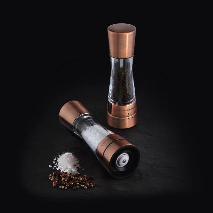 Cole&Mason - Rinkinys druskos ir pipirų malūnėlių DERWENT 2 vnt. 19 cm varis