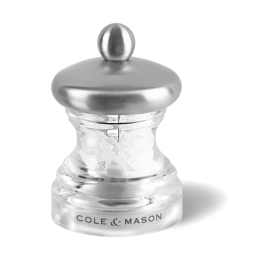 Cole&Mason - Druskos ir pipirų malūnėlių rinkinys BUTTON 2 vnt 6,5 cm