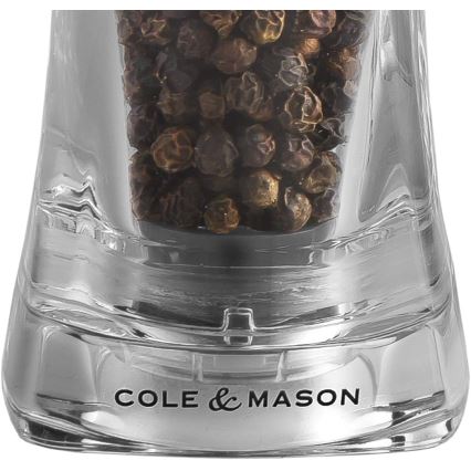 Cole&Mason - Druskos ir pipirų malūnėlių rinkinys CRYSTAL 2 vnt 12,5 cm