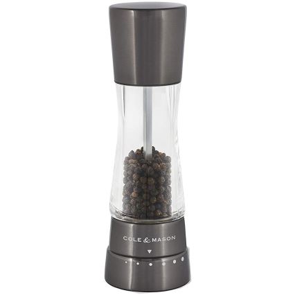 Cole&Mason - Druskos ir pipirų malūnėlių rinkinys DERWENT 2 vnt 19 cm antracitas