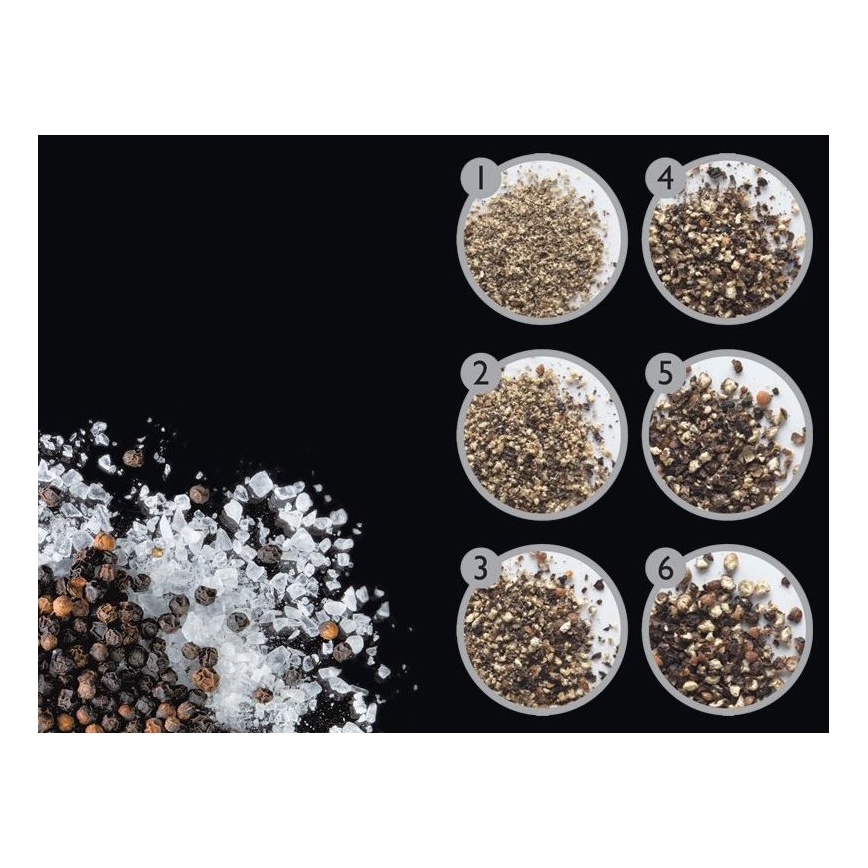 Cole&Mason - Druskos ir pipirų malūnėlių rinkinys DERWENT 2 vnt 19 cm antracitas