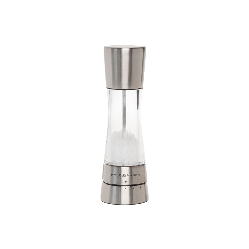 Cole&Mason - Druskos ir pipirų malūnėlių rinkinys DERWENT 2 vnt 19 cm blizgus chromas