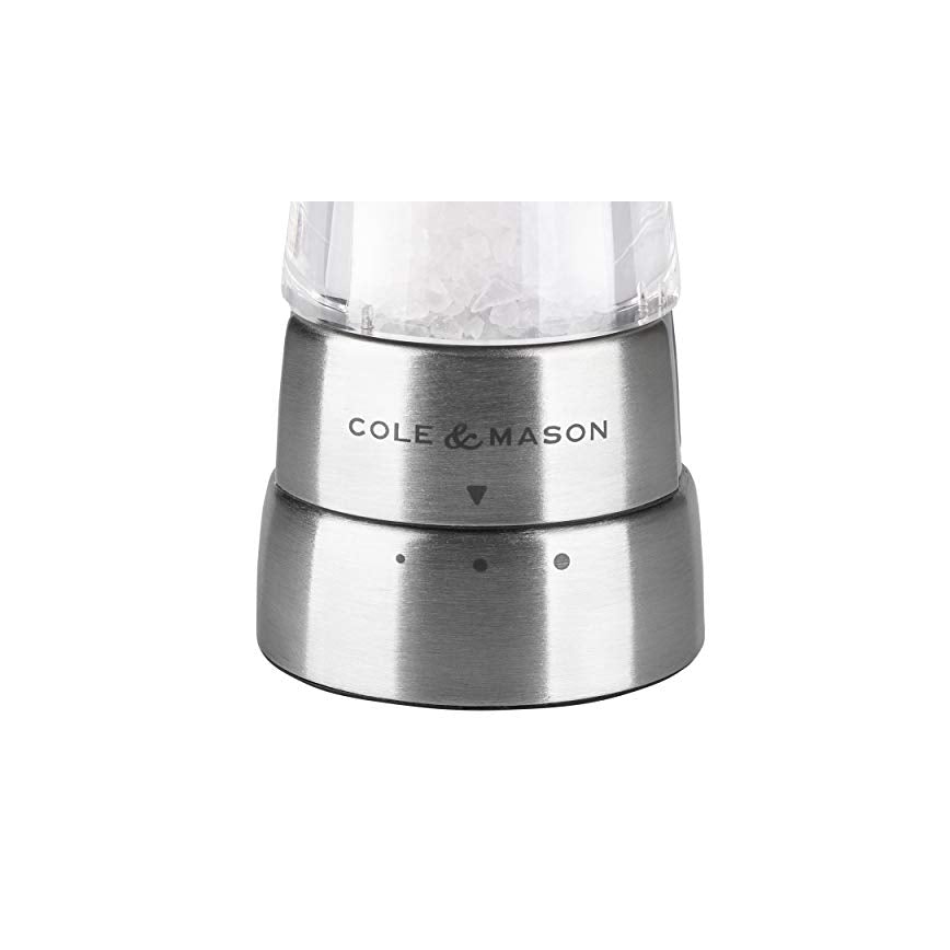 Cole&Mason - Druskos ir pipirų malūnėlių rinkinys DERWENT 2 vnt 19 cm blizgus chromas