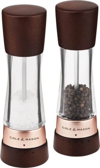 Cole&Mason - Druskos ir pipirų malūnėlių rinkinys DERWENT 2 vnt. 19 cm bukas/ruda