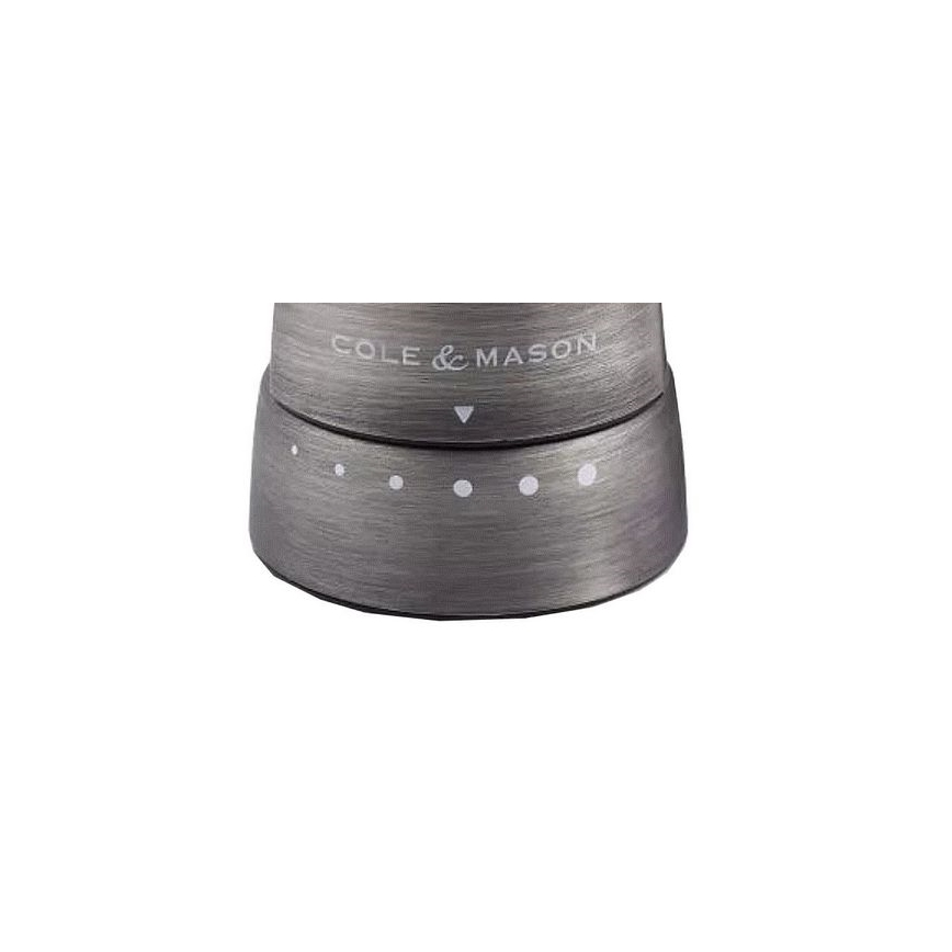 Cole&Mason - Druskos ir pipirų malūnėlių rinkinys DERWENT 2 vnt 19 cm matinis chromas