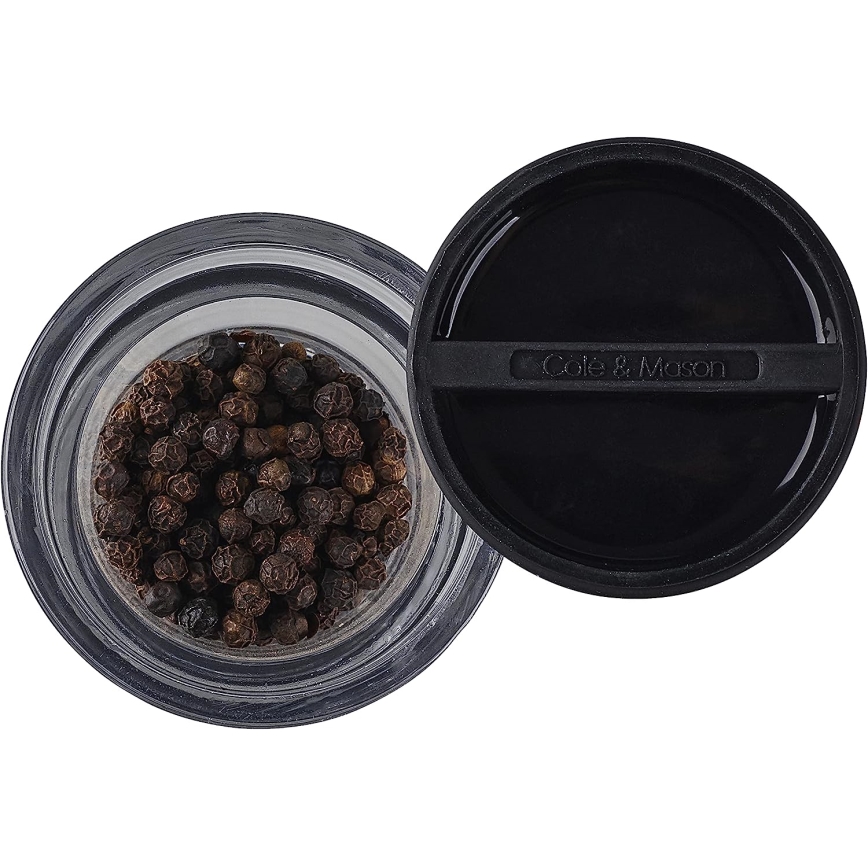 Cole&Mason - Druskos ir pipirų malūnėlių rinkinys FLIP 2 vnt 15,4 cm juodas