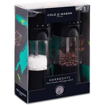 Cole&Mason - Druskos ir pipirų malūnėlių rinkinys HARROGATE 2 vnt 15,4 cm