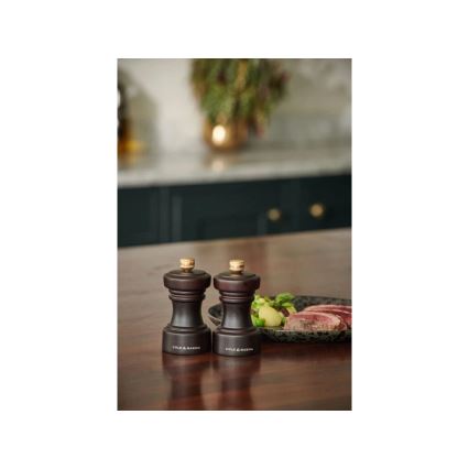 Cole&Mason - Druskos ir pipirų malūnėlių rinkinys HOXTON 2 vnt. 10,4 cm bukas/ruda