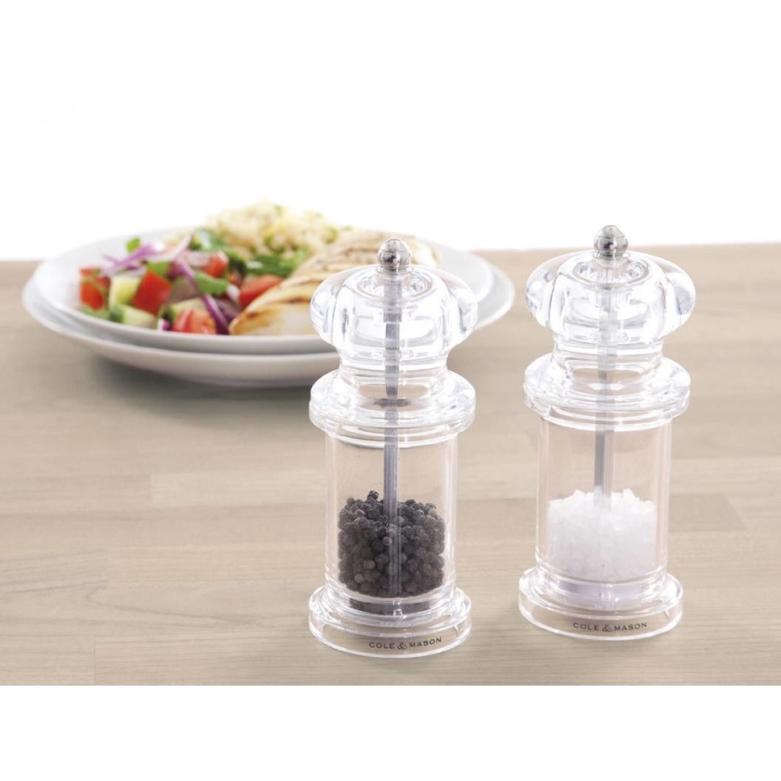 Cole&Mason - Druskos ir pipirų malūnėlių rinkinys PRECISION MILLS 2 vnt 14 cm