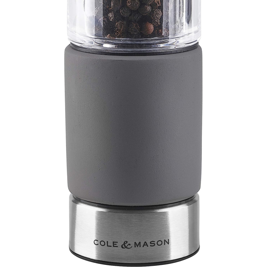 Cole&Mason - Druskos ir pipirų malūnėlių rinkinys REGENT CONCRETE 2 vnt betonas 18 cm