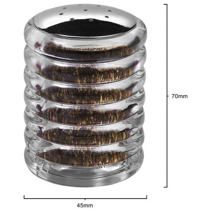 Cole&Mason - Druskos ir pipirų plaktuvai BEEHIVE 2 vnt 7 cm