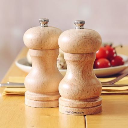 Cole&Mason - Druskos malūnėlis CAPSTAN BEECH bukas 12 cm