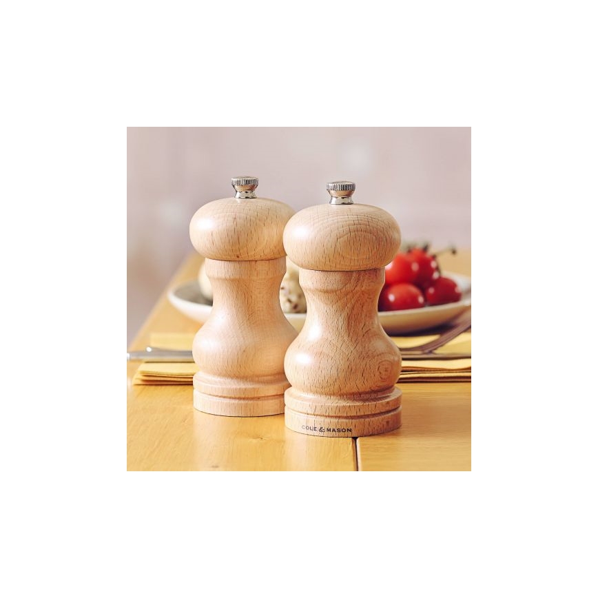 Cole&Mason - Druskos malūnėlis CAPSTAN BEECH bukas 12 cm