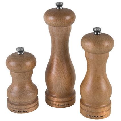 Cole&Mason - Druskos malūnėlis CAPSTAN BEECH bukas 20 cm