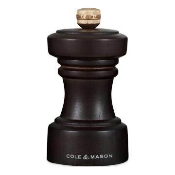 Cole&Mason - Druskos malūnėlis HOXTON 10,4 cm bukas/ruda