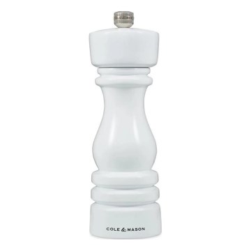 Cole&Mason - Druskos malūnėlis LONDON 18 cm bukas/balta