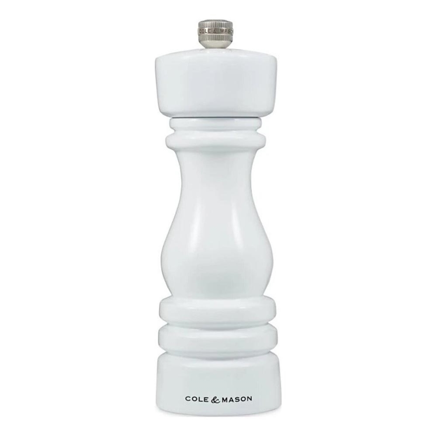 Cole&Mason - Druskos malūnėlis LONDON 18 cm bukas/balta