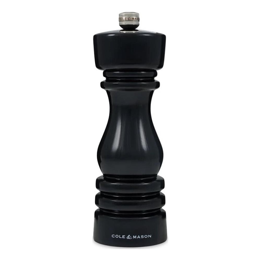 Cole&Mason - Druskos malūnėlis LONDON 18 cm bukas/juoda