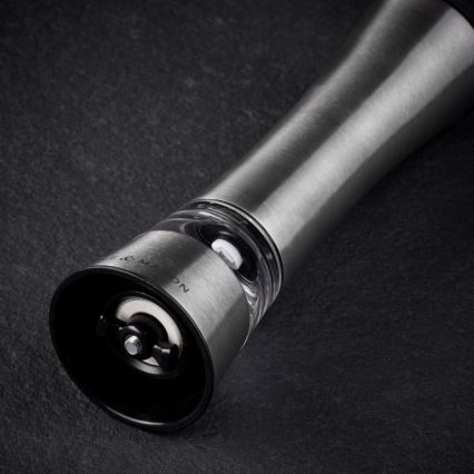 Cole&Mason - Elektrinis salt or pepper grinder BURFORD 4xAAA 18 cm matinis chromas