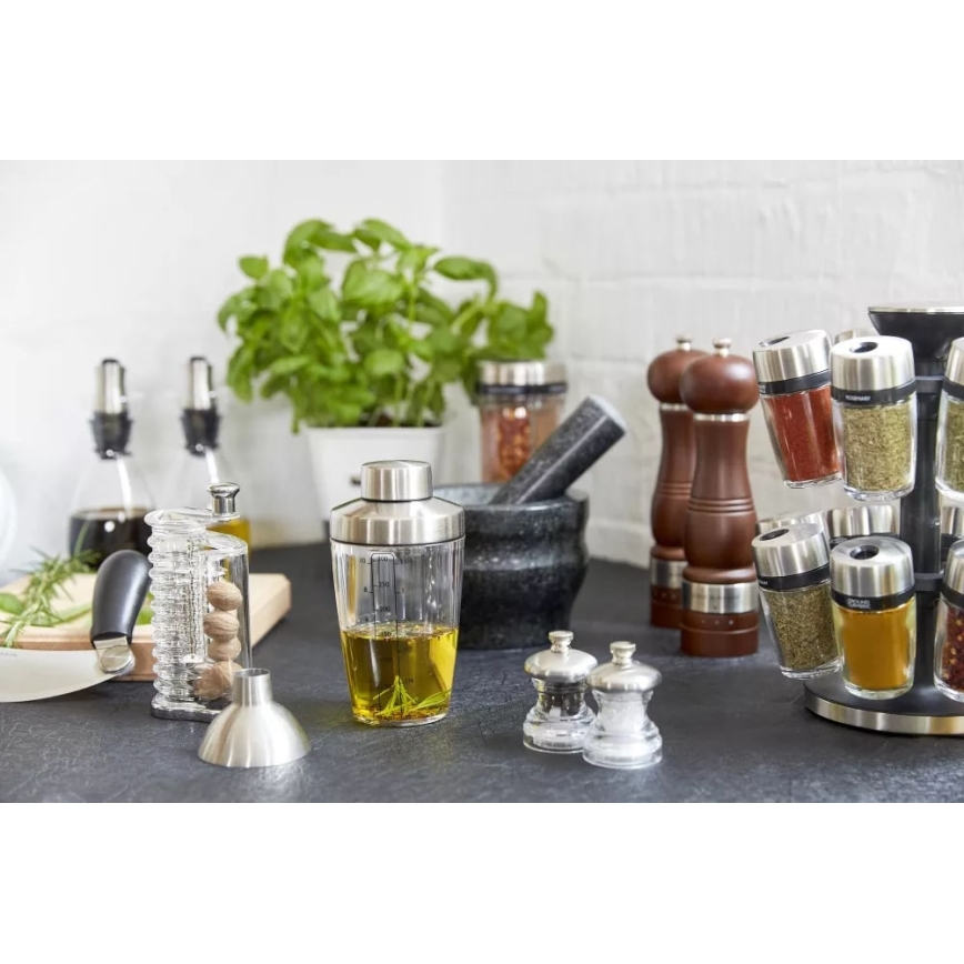 Cole&Mason - Granitinė grūstuvė su grūstuvu GRANITE pr. 18 cm granitas/juoda