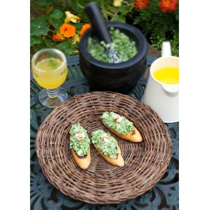 Cole&Mason - Granitinė grūstuvė su grūstuvu GRANITE pr. 18 cm granitas/juoda