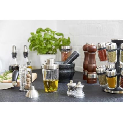 Cole&Mason - Granito skiedinys su grūstuvu GRANITE diametras 18 cm granito/juoda