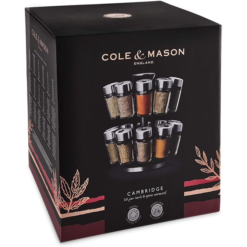 Cole&Mason - Sukamasis prieskonių stovas MASTER, 21 vnt.