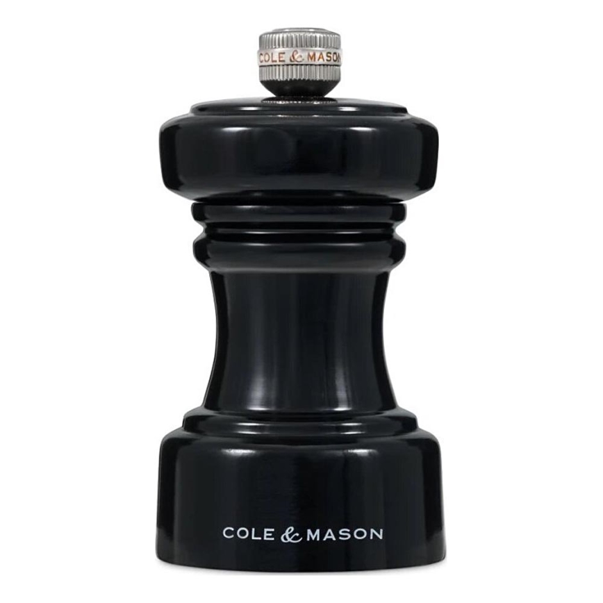 Cole&Mason - Pipirų malūnėlis HOXTON 10,4 cm bukas/blizgi juoda