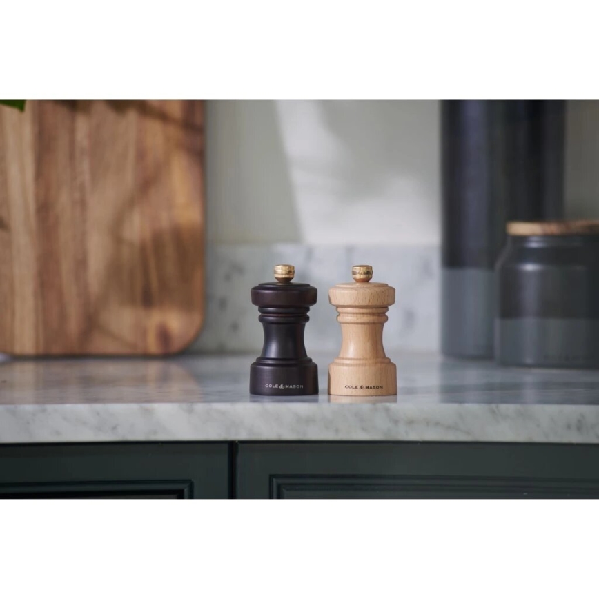 Cole&Mason - Pipirų malūnėlis HOXTON 10,4 cm bukas/ruda