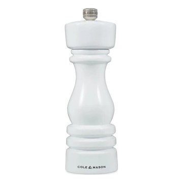 Cole&Mason - Pipirų malūnėlis LONDON 18 cm bukas/balta